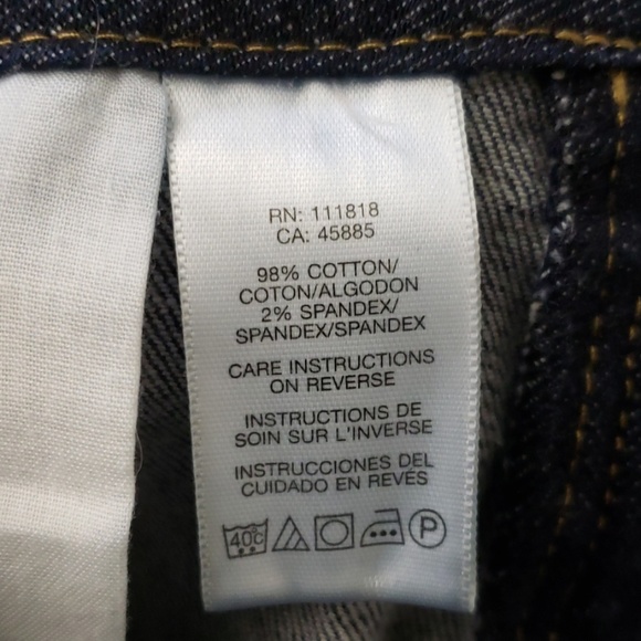 Michael Kors Dark Flap Pocket Wide Leg Jeans J10 - Picture 6 of 6